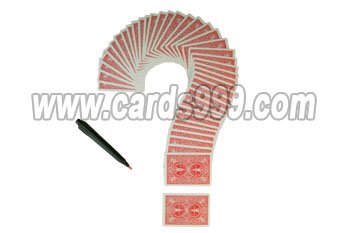 Lumineux encre invisible cartes marquées magie