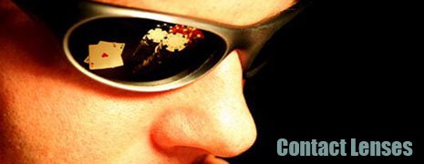 Cartes marquées poker lentille de contact infrarouge